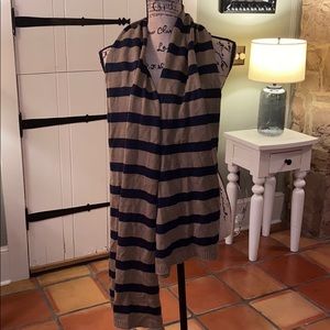 Olive green and Navy scarf